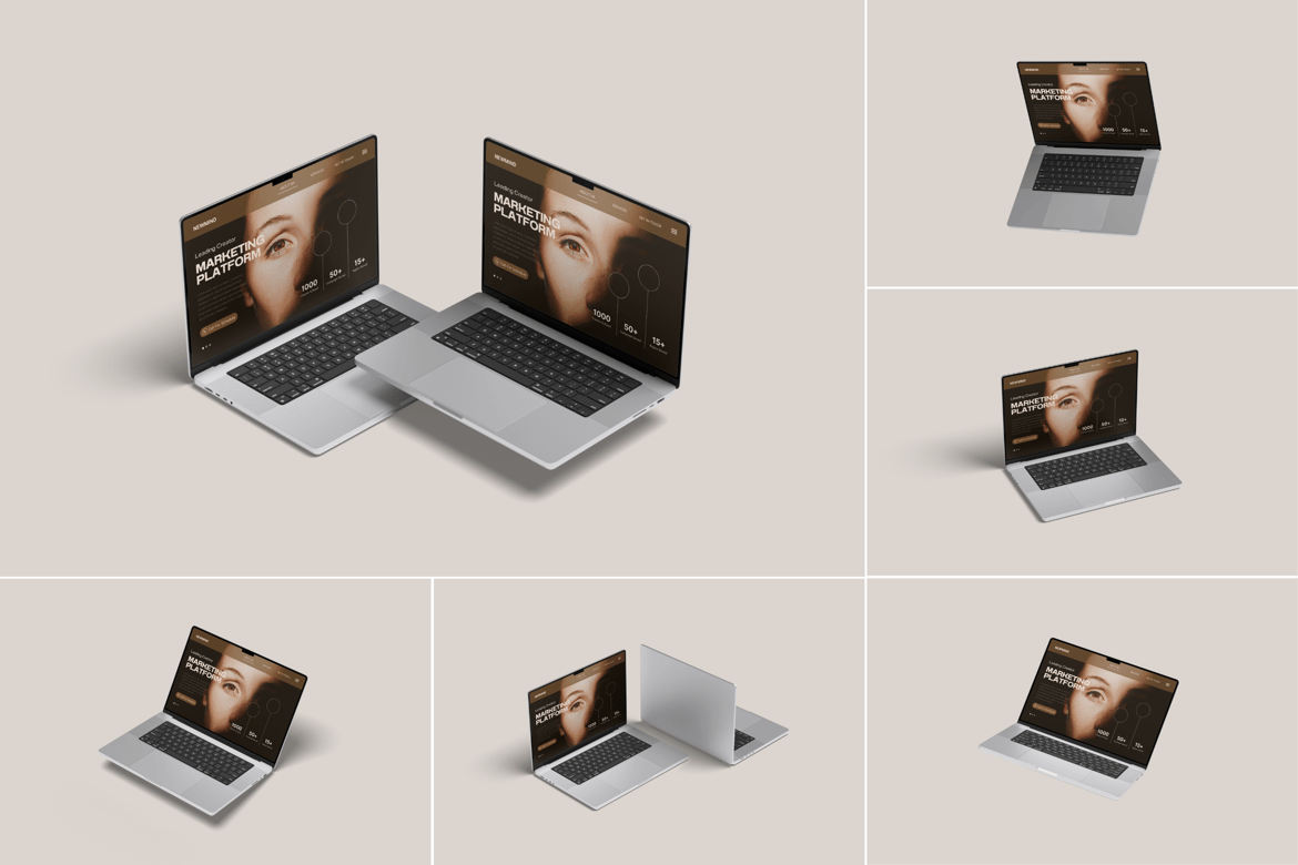 Realistic Macbook Pro Mcokup（587699）-技能树